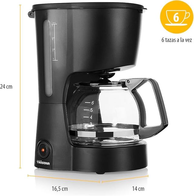 Cafetera Negra Tristar