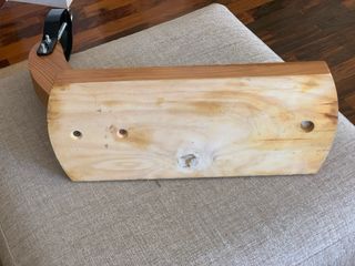 Jamonero de madera y metal