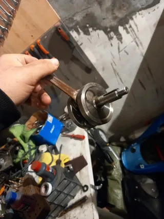 Carter sinistro AM6 con albero originale