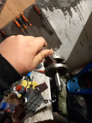 Carter sinistro AM6 con albero originale