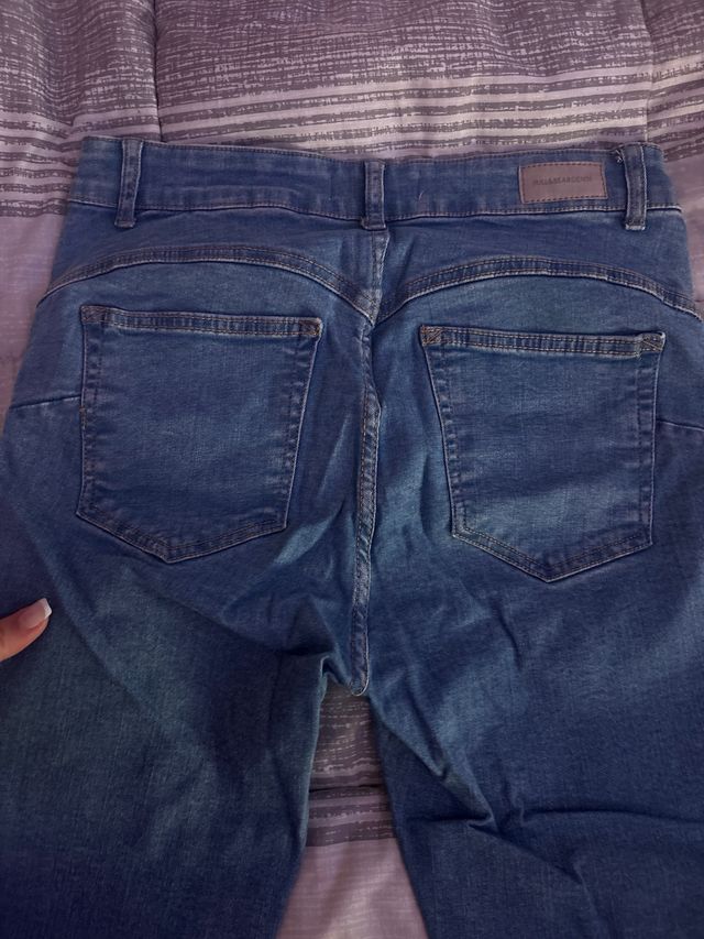 Vaqueros Bershka Azules Talla 36