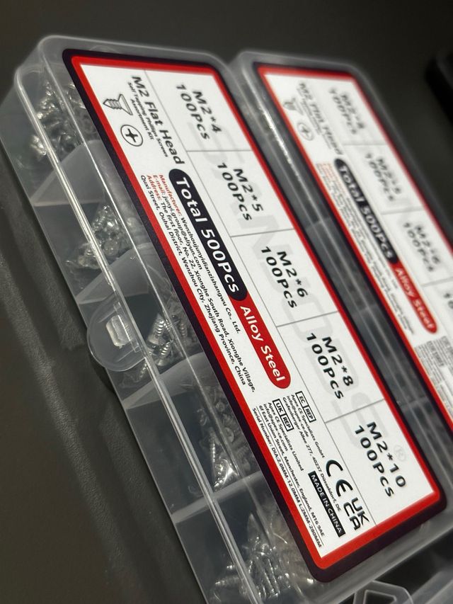 8 Cajas Tornillos 4000 Piezas Nuevas