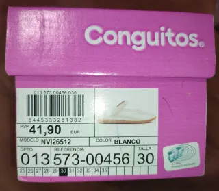 Bailarinas niña Conguitos talla 30