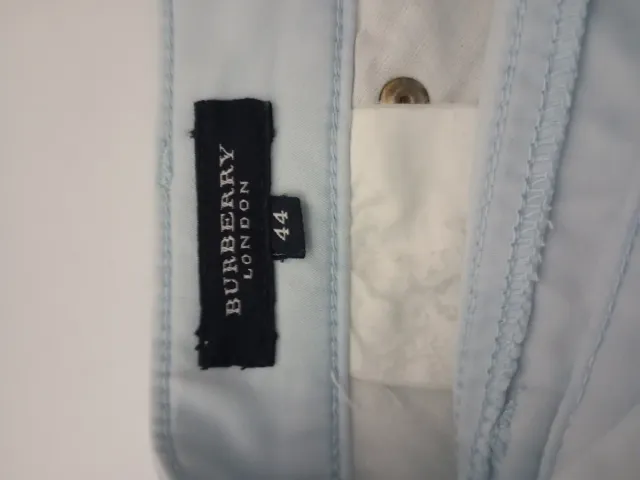 Pantalón Burberry Donna Taglia 44 Blu