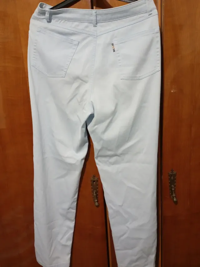 Pantalón Burberry Donna Taglia 44 Blu