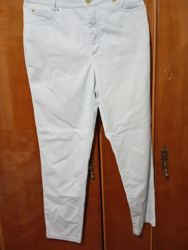 Pantalón Burberry Donna Taglia 44 Blu
