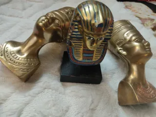 Lote Figuras Antiguas Bronce Egipcias