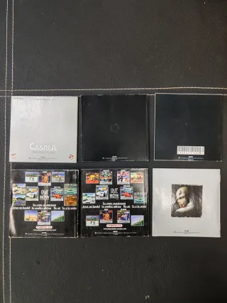 Manuales PlayStation 1 (PS1) - 6 Juegos