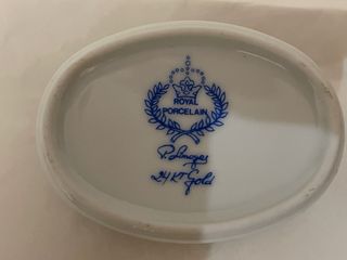 Caixinha de Porcelana Limoges Flor