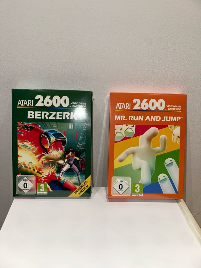 Giochi Atari 2600: Berzerk e Mr. Run and Jump