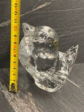 Scultura Pukeberg Svezia Vetro Vintage