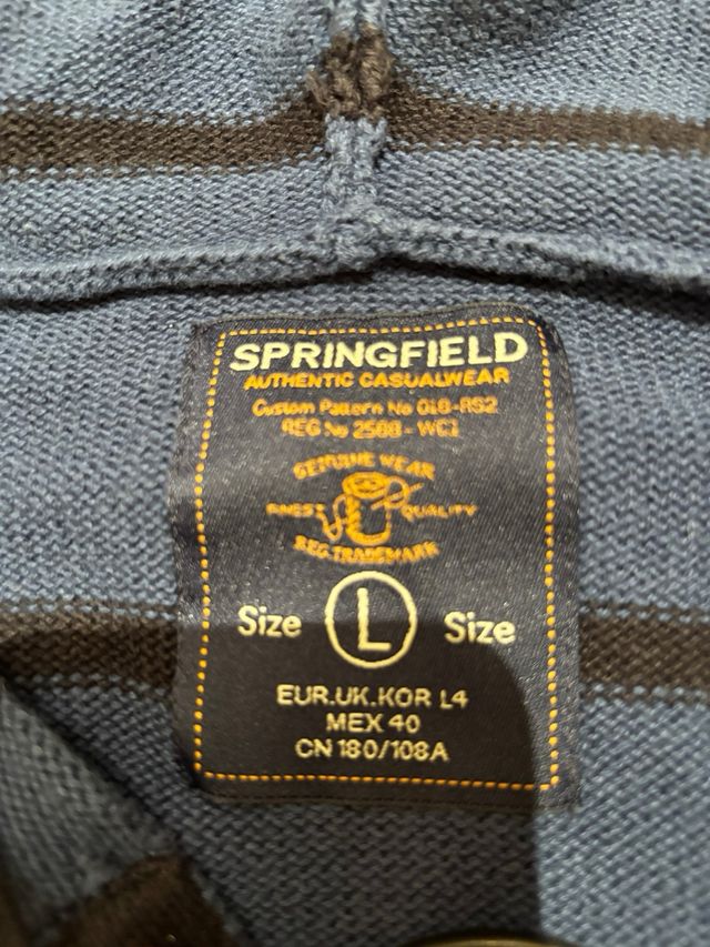 Jersey hombre con capucha Springfield Talla L