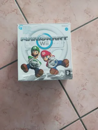 Volante Mario Kart Wii + Juego Nintendo Wii