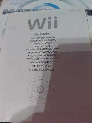 Volante Mario Kart Wii + Juego Nintendo Wii