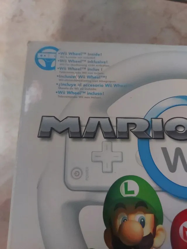 Volante Mario Kart Wii + Juego Nintendo Wii