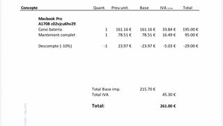 MacBook Pro 2017 Gris Espacial