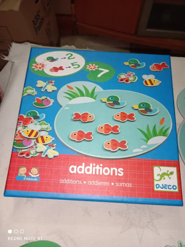 Juego de mesa Djeco Additions 0-3 años