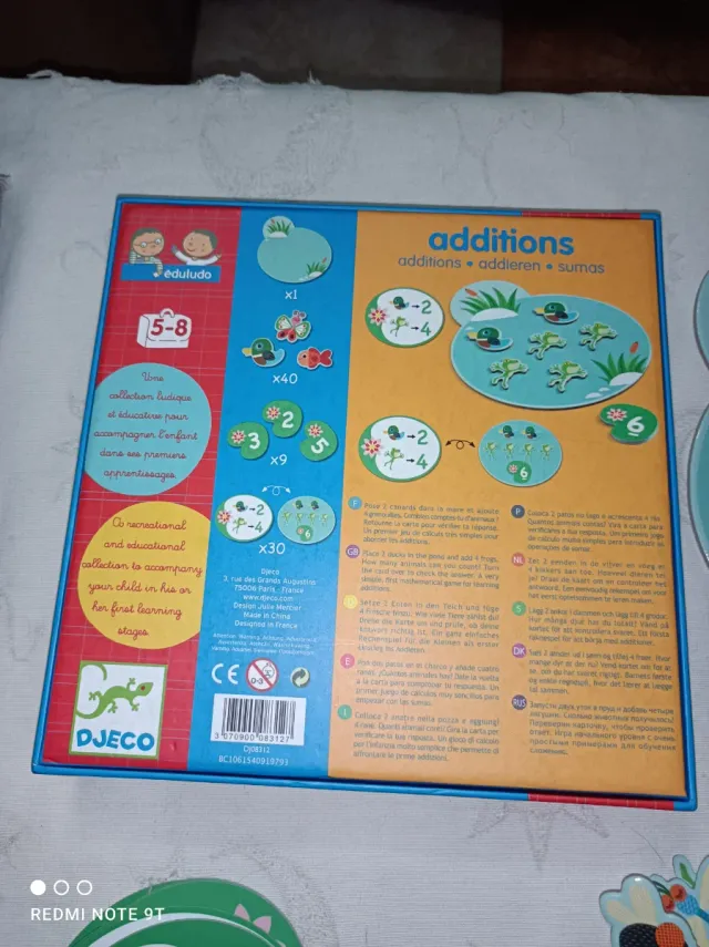 Juego de mesa Djeco Additions 0-3 años