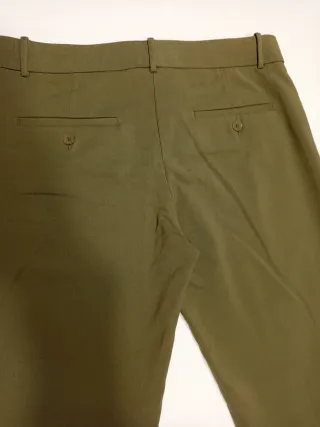Pantalón Mango Verde Mujer Talla [Talla]