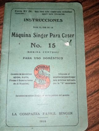 Máquina de coser Singer 15