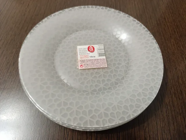 Platos Arcopal Vidrio Transparente 19cm