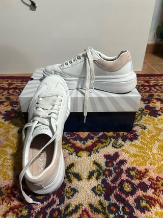 Zapatos Skechers Cordoba Blanco/Rosa