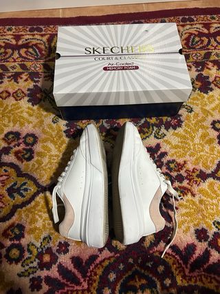 Zapatos Skechers Cordoba Blanco/Rosa