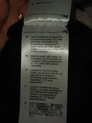 Chaqueta larga lana gris talla S