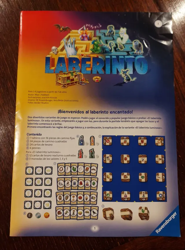 Juego Laberinto Ravensburger +7 años