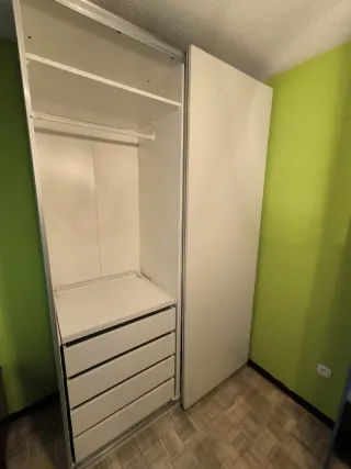 Urge venta! Armario blanco 2 puertas madera