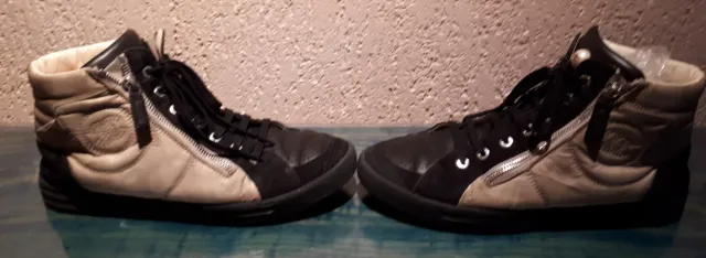 Botas Chanel T-38 Beige/Negro