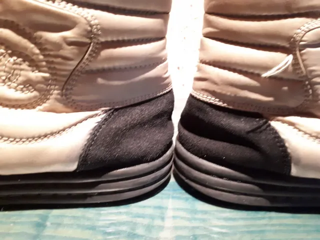 Botas Chanel T-38 Beige/Negro