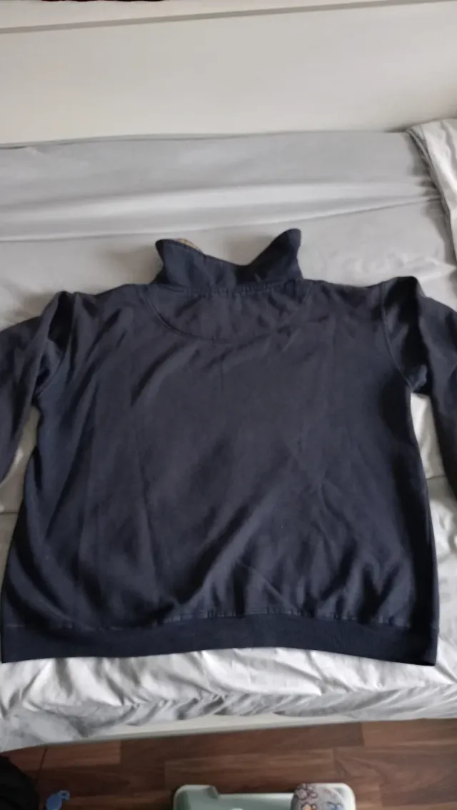 Sudadera tricolor cremallera M