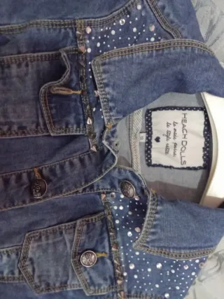 Giubbino jeans bambina 10 anni
