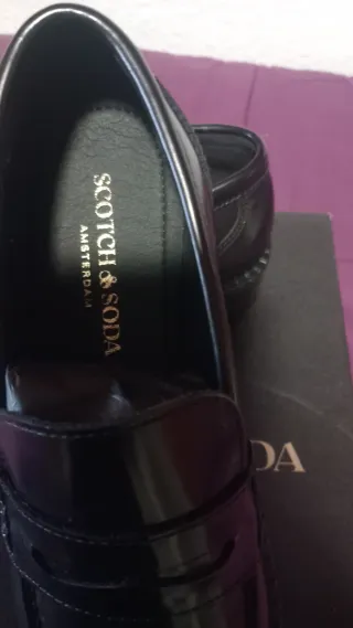 Mocasines de piel negra