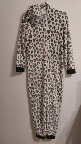 Pijama Enterizo Terciopelo Animal Print