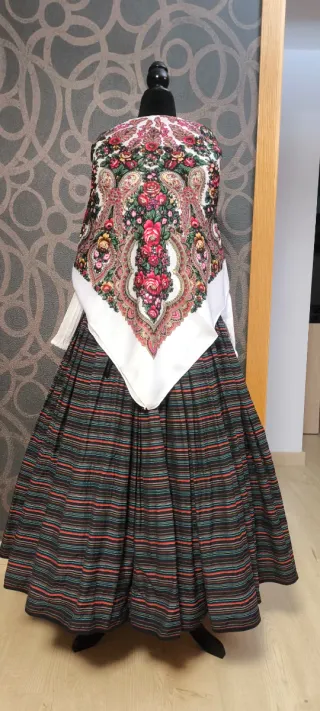 Traje Baturra Negro Multicolor Talla Única