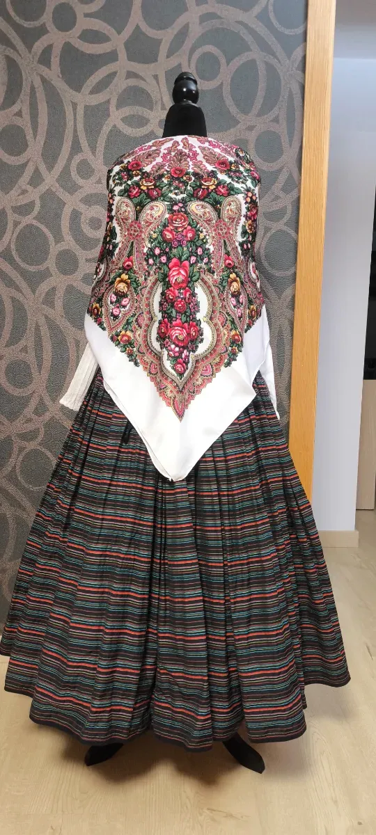 Traje Baturra Negro Multicolor Talla Única