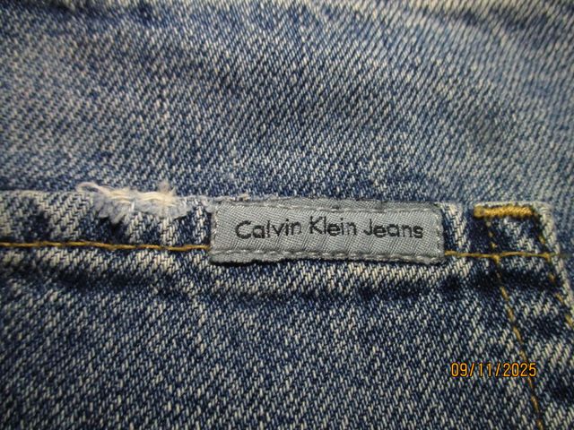Pantaloni Calvin Klein Jeans Work Blu