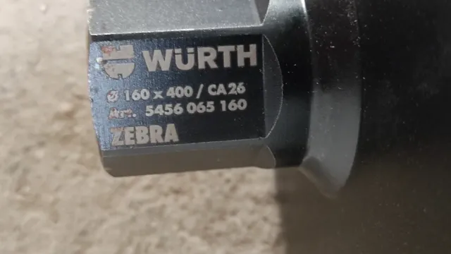 Broca Corona Wurt 160mm x 400mm