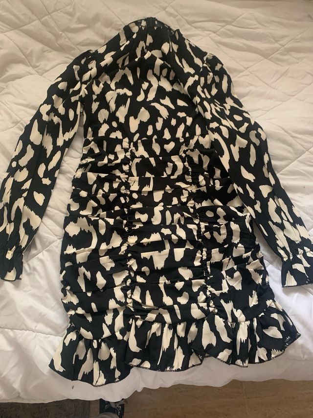 Vestido corto estampado S