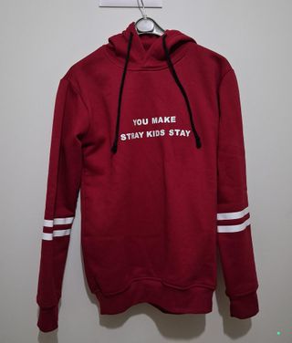 Sudadera granate Stray Kids Talla XS