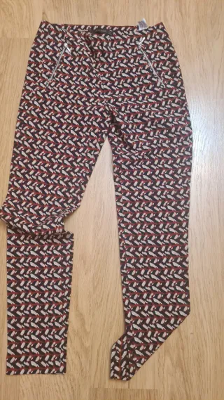 Pantalón Zara Estampado Talla S