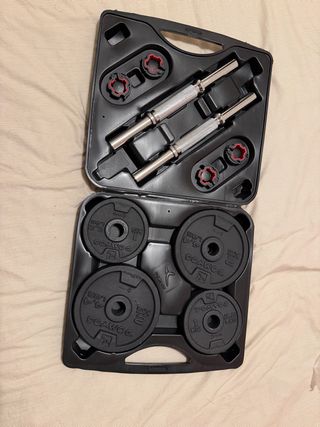 Kit Pesas 20kg Domyos Mancuernas Ajustables