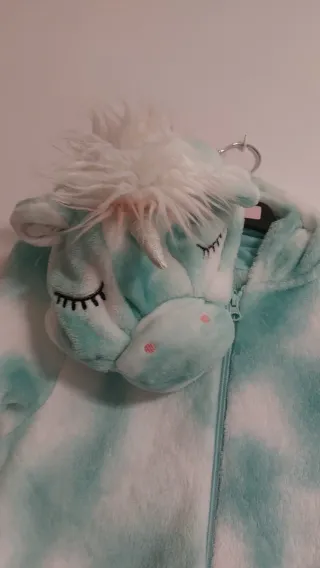 Pijama Enterizo Unicornio Terciopelo