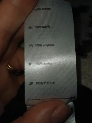 Chaqueta larga lana talla S