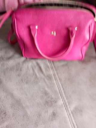 Bolso Purificación García rosa sin usar