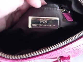 Bolso Purificación García rosa sin usar