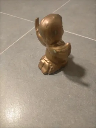 Angioletto portacandele dorato NATALIZIO