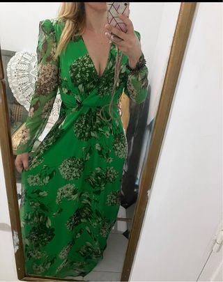 Vestido Gasa Carla Ruiz Sin Estrenar